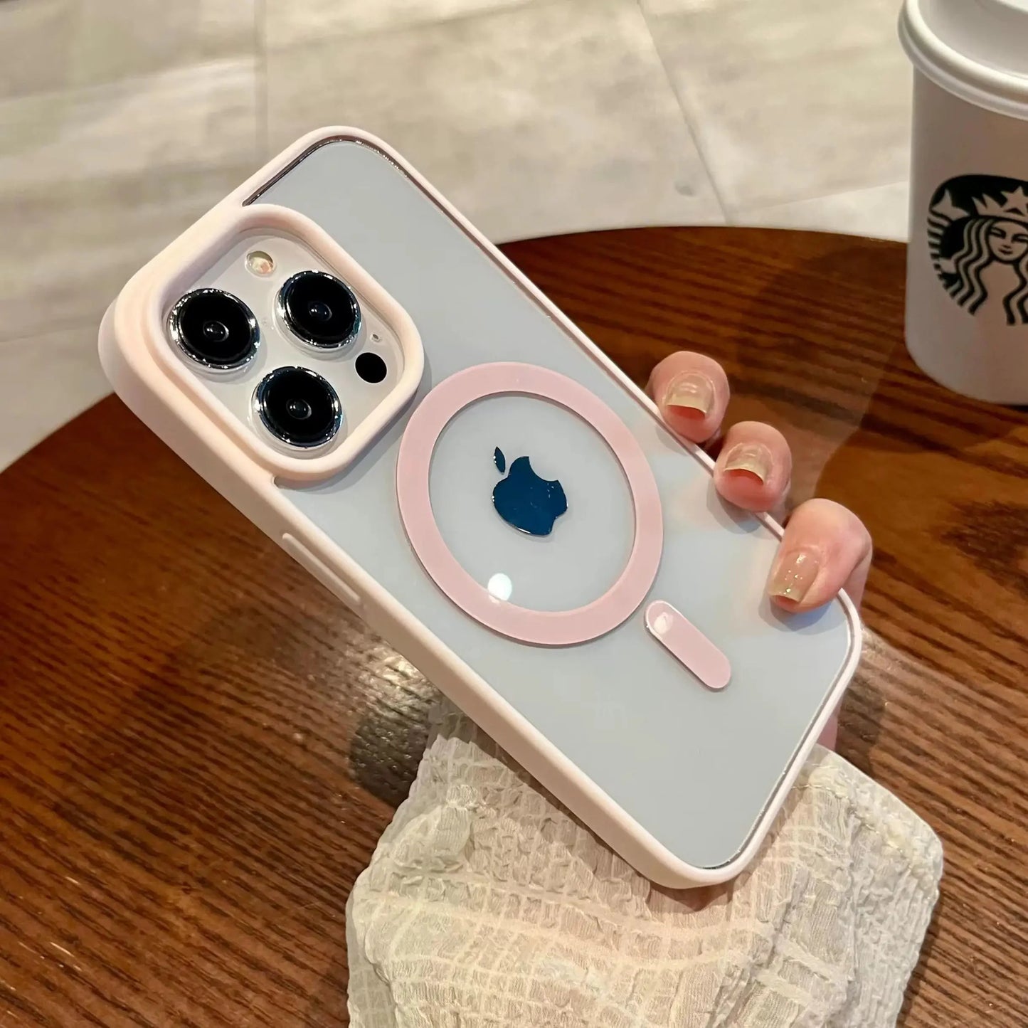 Luxury Shockproof Magsafe Phone Case for iPhone 17 16 15 14 Plus 13 12 Mini 11 Pro X XR XS Max Clear Magnetic Bumper Cover - 𝐃𝐔𝐕𝐋𝐀𝐒𝐇𝐎𝐏