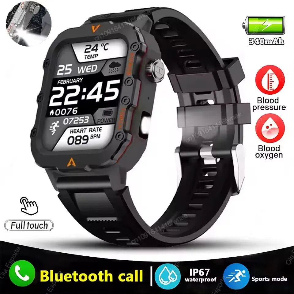 2025 New LED Men's Smartwatch Bluetooth Talking Smartwatch Multi Sport Mode Health Monitor Outdoor Sport Smart Watch For Android - 𝐝𝐮𝐯𝐥𝐚𝐬𝐡𝐨𝐩.𝐜𝐨𝐦