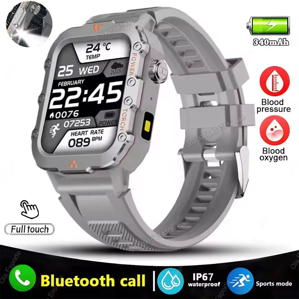 2025 New LED Men's Smartwatch Bluetooth Talking Smartwatch Multi Sport Mode Health Monitor Outdoor Sport Smart Watch For Android - 𝐝𝐮𝐯𝐥𝐚𝐬𝐡𝐨𝐩.𝐜𝐨𝐦
