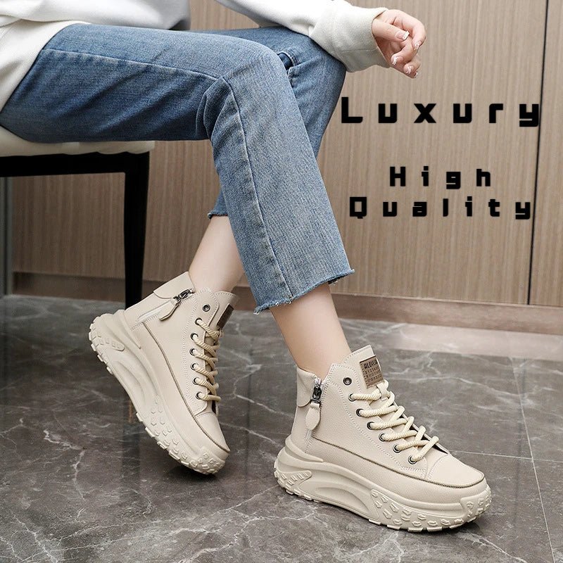 2025 New Women Sneakers Luxury Fashion High Top Women Boots Platform Casual Shoes Outdoor Running Shoes for Women Tenis De Mujer - 𝐃𝐔𝐕𝐋𝐀𝐒𝐇𝐎𝐏