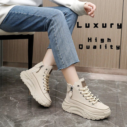 2025 New Women Sneakers Luxury Fashion High Top Women Boots Platform Casual Shoes Outdoor Running Shoes for Women Tenis De Mujer - 𝐃𝐔𝐕𝐋𝐀𝐒𝐇𝐎𝐏