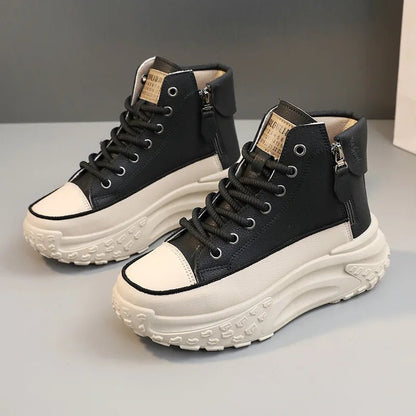 2025 New Women Sneakers Luxury Fashion High Top Women Boots Platform Casual Shoes Outdoor Running Shoes for Women Tenis De Mujer - 𝐃𝐔𝐕𝐋𝐀𝐒𝐇𝐎𝐏
