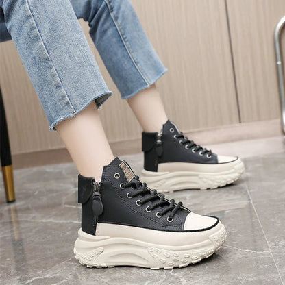 2025 New Women Sneakers Luxury Fashion High Top Women Boots Platform Casual Shoes Outdoor Running Shoes for Women Tenis De Mujer - 𝐃𝐔𝐕𝐋𝐀𝐒𝐇𝐎𝐏