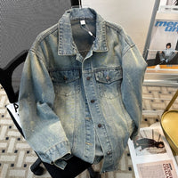 Workwear denim jacket men's spring and autumn new style