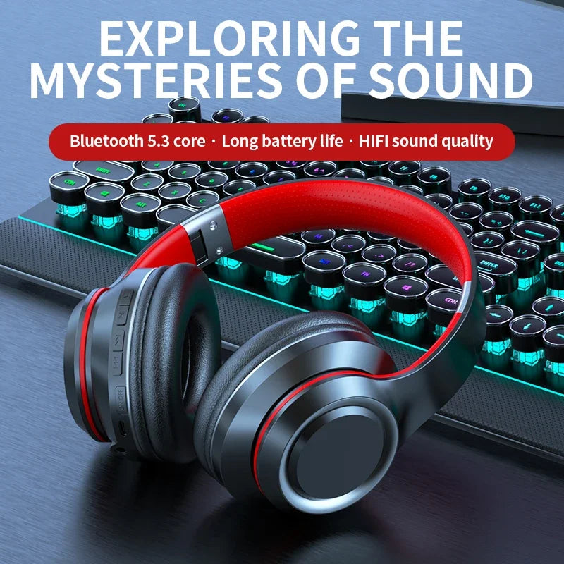 DR90 Kabelloser Kopfhörer – Kreatives Design mit starkem Bass und extrem langer Akkulaufzeit