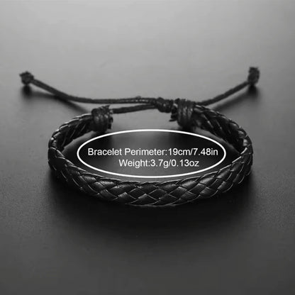 3PCS/Set Men Business Watches Casual Leather Band Analog Male's Quartz Watch Necklace Bracelet Set - 𝐝𝐮𝐯𝐥𝐚𝐬𝐡𝐨𝐩.𝐜𝐨𝐦