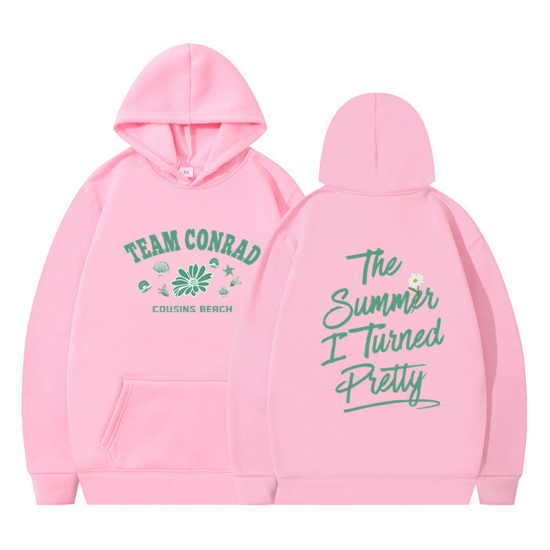 Lässiger Hoodie mit Print und lockerer Passform