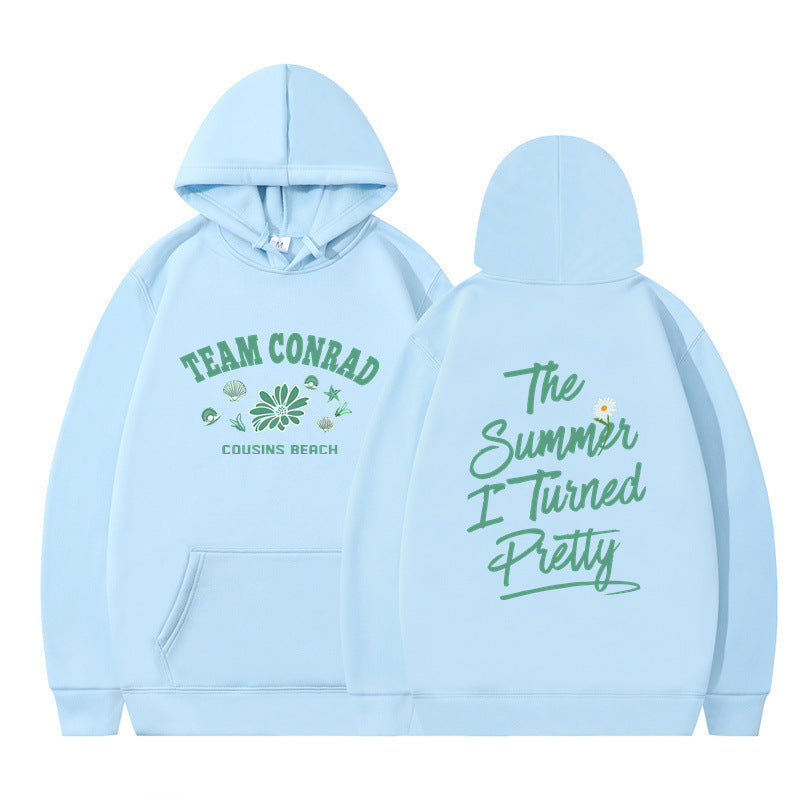 Lässiger Hoodie mit Print und lockerer Passform