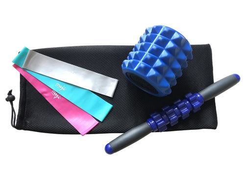 Muskelregeneration &amp; 3er-Pack Widerstandsbänder-Set