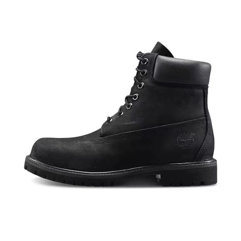 Hohe Outdoor-Stiefel für Herren, modische Outdoor-Schuhe, Lederstiefel, Modell 2025, lässige, wasserdichte Stiefel für Damen und Herren, 15 cm hoch