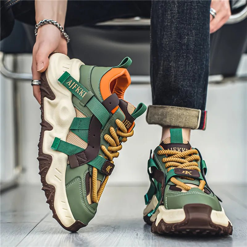 Anti slip casual sports thick soled height increasing street shoes - 𝐃𝐔𝐕𝐋𝐀𝐒𝐇𝐎𝐏