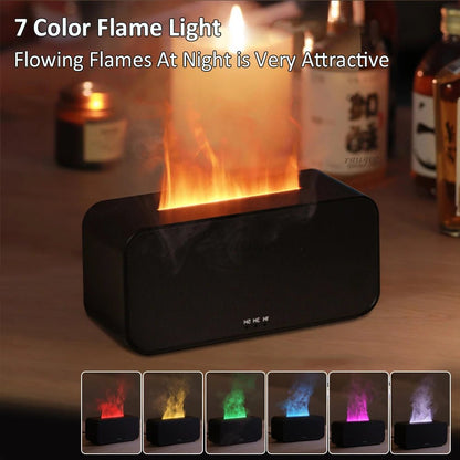 Aroma Diffuser Mini 7 Colorful Flame Air Humidifier Add Essential Oil Aromatherapy with Timing Setting for Home Bedroom Office - 𝐝𝐮𝐯𝐥𝐚𝐬𝐡𝐨𝐩.𝐜𝐨𝐦
