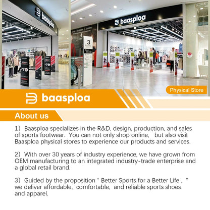 Baasploa New Running Shoes Men Outdoor Fashion Lightweight Mesh Sports Shoes Male Casual Breathable Non - Slip Walking Shoes - 𝐝𝐮𝐯𝐥𝐚𝐬𝐡𝐨𝐩.𝐜𝐨𝐦