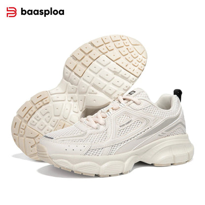 Baasploa Women Causal Sneakers Lightweight Mesh Breathable Sport Shoes Comfort Soft Walking Shoes for Women Non - Slip Outdoor - 𝐝𝐮𝐯𝐥𝐚𝐬𝐡𝐨𝐩.𝐜𝐨𝐦