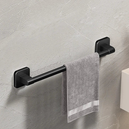 Bathroom Towel Holder White Without Drilling Bathroom Black Towel Rack Towel Bar Self - Adhesive Bathroom Towel Rack Towel Rail - 𝐃𝐔𝐕𝐋𝐀𝐒𝐇𝐎𝐏