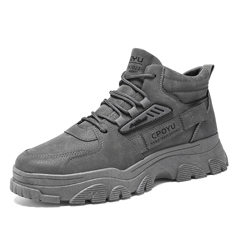 Breathable high top workwear shoes for men anti slip and wear - resistant sports and leisure safety shoes - 𝐝𝐮𝐯𝐥𝐚𝐬𝐡𝐨𝐩.𝐜𝐨𝐦