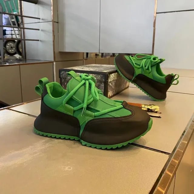 Chunky Sneakers Men Winter Plush Warm Snow Shoes Fashion Casual Microfiber Leather Upper Increased Internal Platform Sport Shoes - 𝐃𝐔𝐕𝐋𝐀𝐒𝐇𝐎𝐏