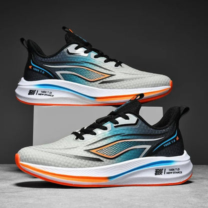 Men Running Shoes Breathable Spring Black Cushioning Lightweight Outdoor Sport Comfortable Summer Gym Jogging Shoes for Man - 𝐃𝐔𝐕𝐋𝐀𝐒𝐇𝐎𝐏