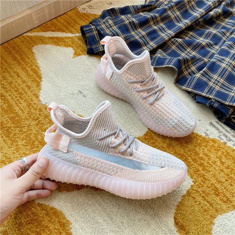 Mesh Lace - Up Platform Athletic Shoes - 𝐝𝐮𝐯𝐥𝐚𝐬𝐡𝐨𝐩.𝐜𝐨𝐦