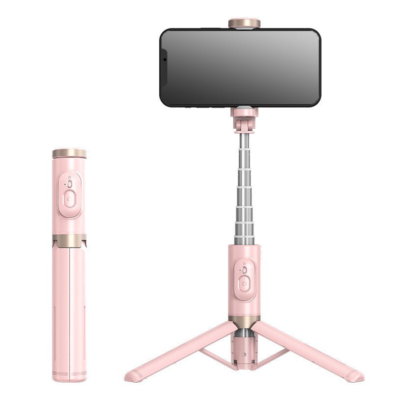 Mobile Phone Bluetooth Selfie Stick with Rotating Fill Light and Hidden Tripod Live Streaming Stand - 𝐝𝐮𝐯𝐥𝐚𝐬𝐡𝐨𝐩.𝐜𝐨𝐦