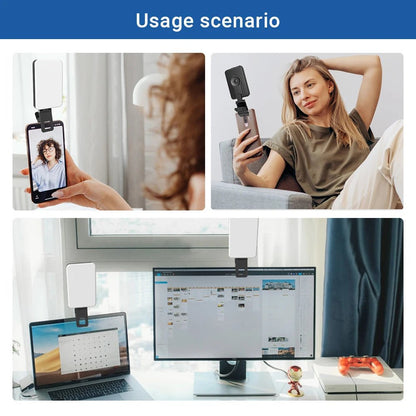 Mobile phone fill light 5 color temperature mini portable live video conference fill light - 𝐝𝐮𝐯𝐥𝐚𝐬𝐡𝐨𝐩.𝐜𝐨𝐦