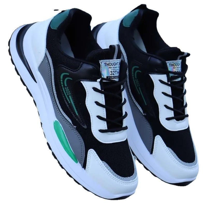 New Large Men's Shoes Sports Casual Shoes Mesh Breathable Shoes Black Men's Shoes - 𝐝𝐮𝐯𝐥𝐚𝐬𝐡𝐨𝐩.𝐜𝐨𝐦