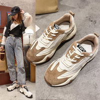 New Sports Autumn And Winter Mesh Korean Version Inner Heightening Lace - Up Fashion Shoes Student Casual Women's Shoes - 𝐝𝐮𝐯𝐥𝐚𝐬𝐡𝐨𝐩.𝐜𝐨𝐦