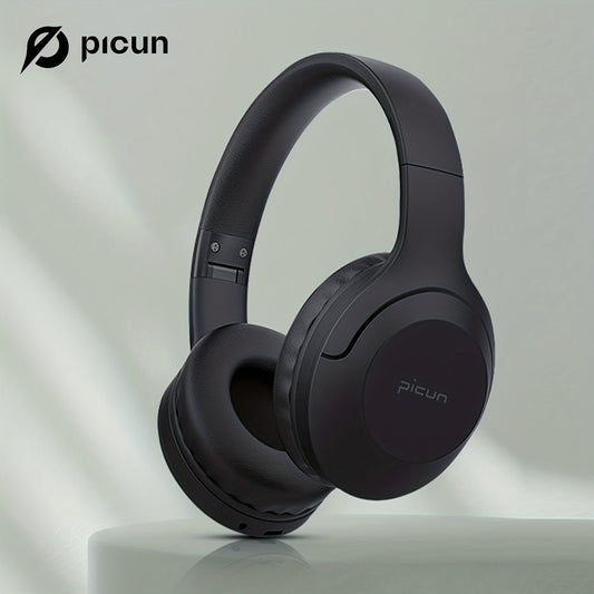 Picun B - 01S Wireless Headphones, HD Stereo Sound Over Ear Headphones With Built - in Microphones, Deep Bass 40 Hours Playtime, Headset HiFi Stereo Foldable Lightweight Headset, TF/For Cell Phone/PC/Home. - 𝐃𝐔𝐕𝐋𝐀𝐒𝐇𝐎𝐏