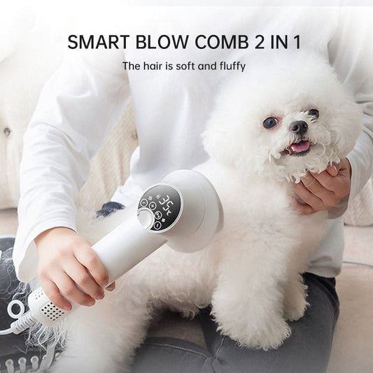 Smart Pet Hair Dryer Dog Golden Retriever Cat Grooming Hairdressing Blow & Comb Silent No Harm Pet Cleaning Supplies Pet Product - 𝐝𝐮𝐯𝐥𝐚𝐬𝐡𝐨𝐩.𝐜𝐨𝐦