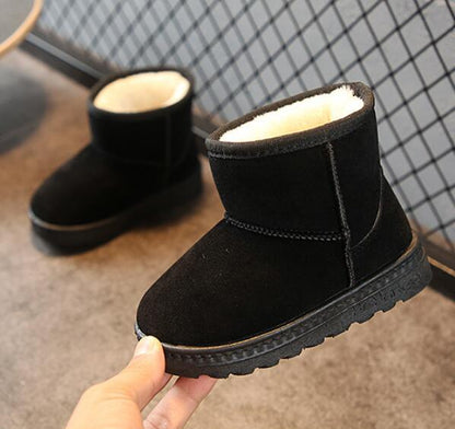 Winter Kids Fashion snow boots thick Child cotton shoes warm plush soft bottom girls short boots ski boot baby toddler boots - 𝐝𝐮𝐯𝐥𝐚𝐬𝐡𝐨𝐩.𝐜𝐨𝐦