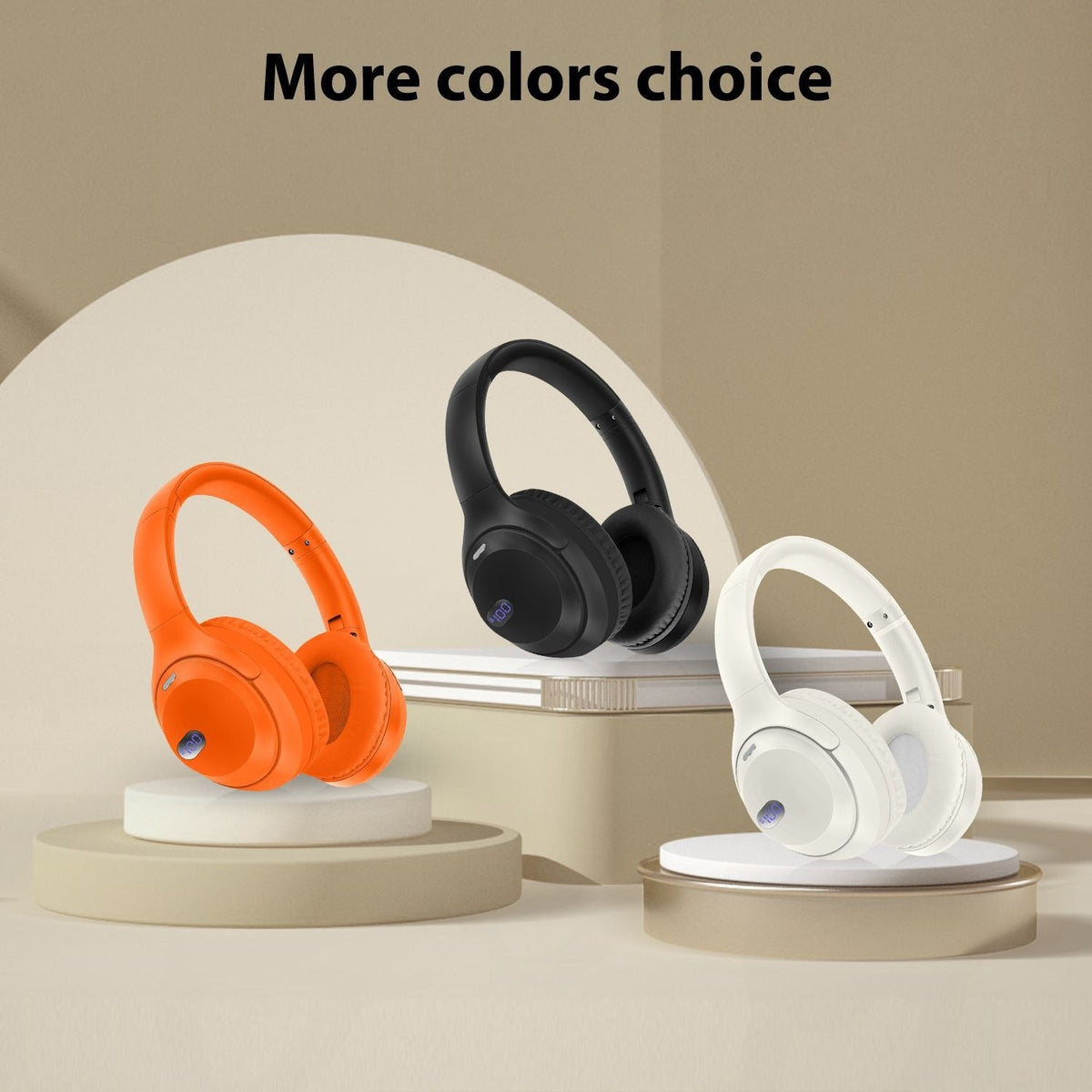 Wireless Bluetooth headset with battery display long battery life and foldable design - 𝐝𝐮𝐯𝐥𝐚𝐬𝐡𝐨𝐩.𝐜𝐨𝐦