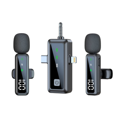 Wireless Lapel Microphone for Outdoor Computer Live Streaming Noise Reduction Universal Small Microphone - 𝐝𝐮𝐯𝐥𝐚𝐬𝐡𝐨𝐩.𝐜𝐨𝐦