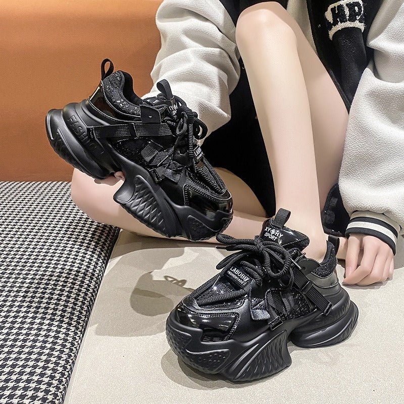Women's new thick - soled height - increasing dad shoes for small people with versatile platform soles - 𝐃𝐔𝐕𝐋𝐀𝐒𝐇𝐎𝐏